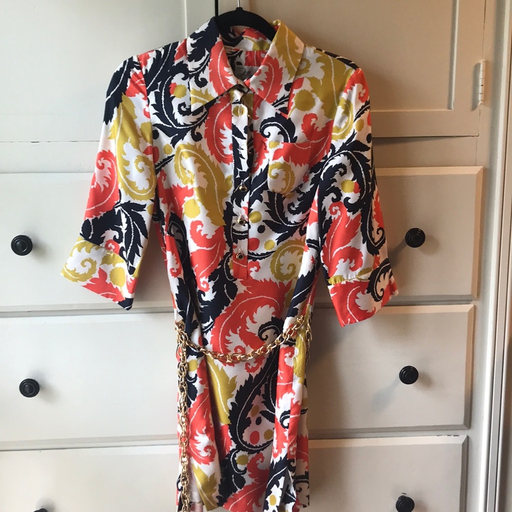 Milly Printed Dress Size 4